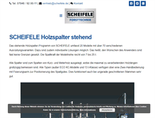 Tablet Screenshot of holzspalter.de